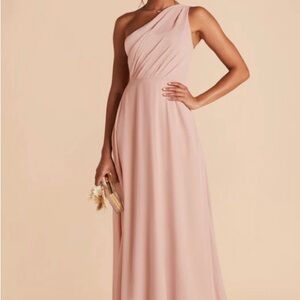 Birdy Grey one-shoulder chiffon dress